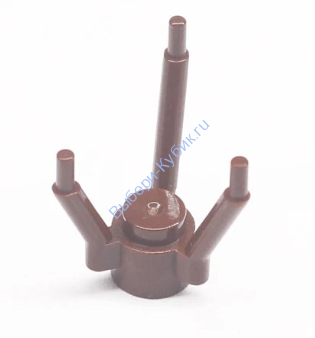 Деталь Аналог Совместимый С Лего Цветочный Стебель Цвет Коричневый