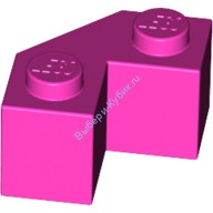 Деталь Лего Кубик Модифицированный Угловой 2 х 2 Цвет Темно-Розовый