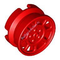 Деталь Лего Диск 11 Мм D х 6 Мм С 8 Спицами Цвет Красный