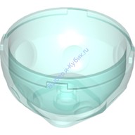 Деталь Лего Камень / Кристалл Арктический Шар Нижняя Часть Цвет Прозрачно-Голубой