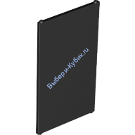 Деталь Лего Стекло Для Окна 1 х 4 х 6 Цвет Черный