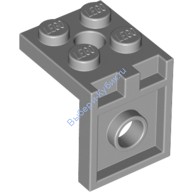 Деталь Лего Кронштейн 2 х 2 2 х 2 C 2 Отверстиями Цвет Светло-Серый