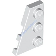 Деталь Лего Пластина Клин 3 х 2 Левая Цвет Белый