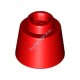 Деталь Лего Конус 1 1/6 х 1 1/6 х 2/3 (Феска) Цвет Красный
