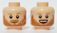 Деталь Лего Голова Минифигурки Двусторонняя Цвет Светло-Телесный