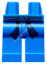 Деталь Лего Ноги С Рисунком Цвет Синий