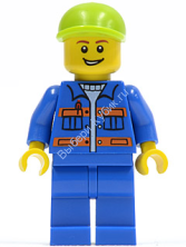 Минифигурка Лего Сити - Механик cty0295