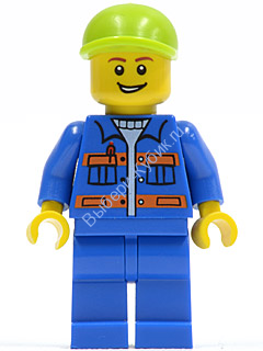 Минифигурка Лего Сити - Механик cty0295