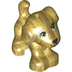 Деталь Лего Собака Цвет Золотой 