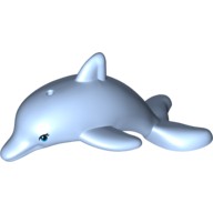 Деталь Лего Дельфин Фрэндс Цвет Ярко-Светло-Голубой