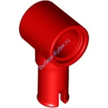 Деталь Лего Техник Пин Фрикционный С Пин-Отверстием Цвет Красный