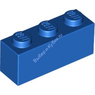 Деталь Лего Кубик 1 х 3 Цвет Синий
