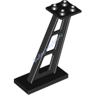 Деталь Лего Опора 2 х 4 х 5 Наклонная Цвет Черный