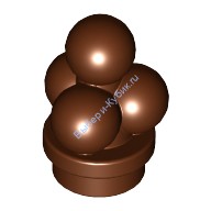 Деталь Аналог Совместимый С Лего Мороженное Цвет Коричневый