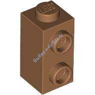 Деталь Лего Кубик Модифицированный 1 x 1 x 1 2/3 С Штырьками На Стороне Цвет Карамельный