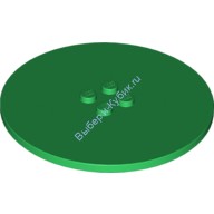 Деталь Лего Плитка Круглая 8 х 8 Цвет Зеленый