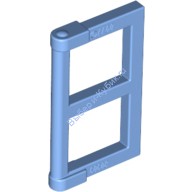 Деталь Лего Окно 1 х 2 х 3 С Толстыми Угловыми Вкладками Цвет Голубой
