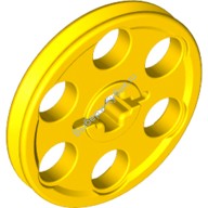 Деталь Лего Техник Колесо Для Ременных Передач (Шкив) Цвет Желтый