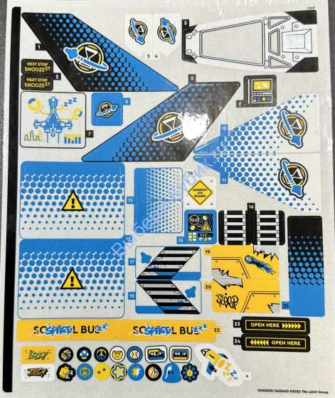 Наклейки К Набору Лего 71460 - (10105009/6455653)
