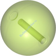 Деталь Лего Техник Бионическая Сфера Замора / Шар Цвет Прозрачно-Ярко-Зеленый