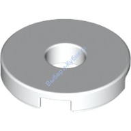 Деталь Лего Плитка Круглая 2 х 2 С Отверстием Цвет Белый