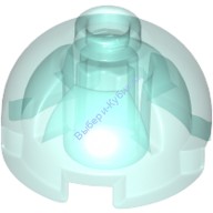 Деталь Лего Кубик Круглый 2 х 2 Верх Купола Цвет Прозрачно-Голубой