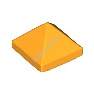 Деталь Лего Скос 45 1 х 1 х 2/3 Четверной Свод Цвет Ярко-Светло-Оранжевый