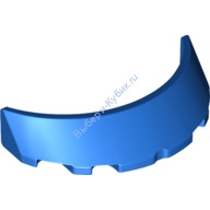 Деталь Лего Лобовое Стекло 3 х 6 х 1 С Изгибом Цвет Синий