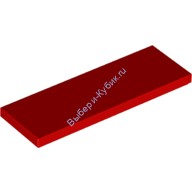 Деталь Лего Плитка 2 х 6 Цвет Красный