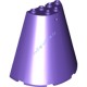 Деталь Лего Полуконус 8 х 4 х 6 Цвет Темно-Фиолетовый