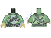 Деталь Лего Торс С Рисунком Цвет Песочно-Зеленый