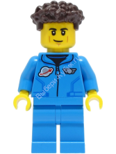 Минифигурка Лего Сити Астронавт Исследователь Луны Мужчина