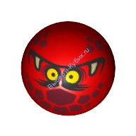 Деталь Лего Техник Деталь Лего Поворотный Шар С Рисунком Цвет Красный