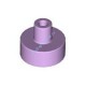 Деталь Лего Плитка Круглая 1 х 1 С Держателем Цвет Лавандовый