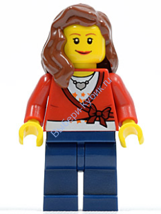 Минифигурка Лего Сити - женщина cty0143