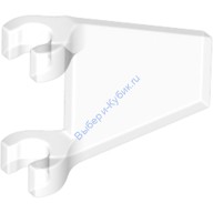 Деталь Лего Флаг 2 х 2 Трапециевидный Цвет Прозрачный