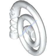 Деталь Лего Кнут Спиральный Цвет Белый