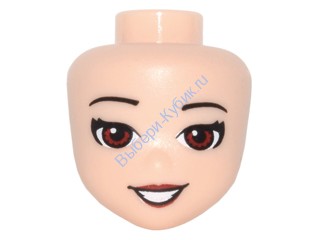 Деталь Лего Голова Мини Долл Цвет Светло-Телесный