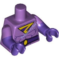 Деталь Лего Торс С Рисунком Цвет Умеренно-Лавандовый