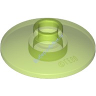 Деталь Лего Тарелка 2 х 2 Перевернутая Цвет Прозрачно-Ярко-Зеленый