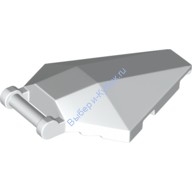 Деталь Лего Лобовое Стекло 6 х 4 х 1 Шестиугольная С Ручкой Цвет Белый