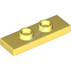 Деталь Лего Пластина 1 х 3 С 2 Штырьками Цвет Ярко-Светло-Желтый