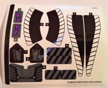 Наклейки К Набору Лего 76100 - (37290/6217465)