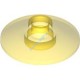 Деталь Лего Тарелка 2 х 2 Перевернутая Цвет Прозрачно-Желтый