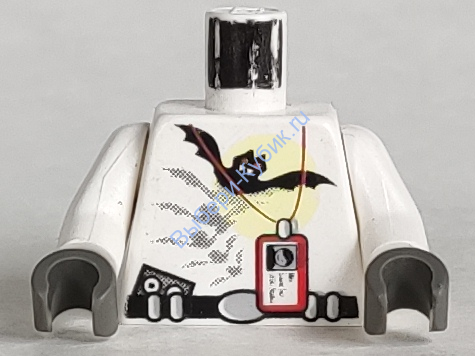 Деталь Лего Торс  Цвет Белый