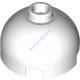 Деталь Лего Кубик Круглый 2 х 2 Верх Купола Цвет Белый