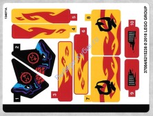 Наклейки К Набору Лего 70638 - (37084/6215238)