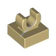 Деталь Лего Плитка 1 х 1 С Защелкой Цвет Песочный