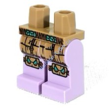 Деталь Лего Ноги С Рисунком Цвет Темно-Песочный