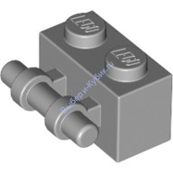 Деталь Лего Кубик Модифицированный 1 х 2 С Ручкой Цвет Светло-Серый